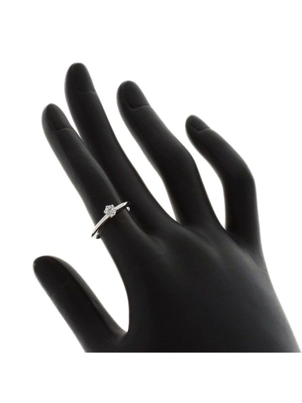 Tiffany & Co Solitaire Diamond Knife Edge F-if-vg Ring - Picture 8 of 12